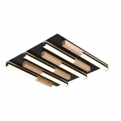 Sklep Kaja Nowoczesny, ledowy plafon z drewnem MX4980-6S-3BMT ELIOT | Kaja