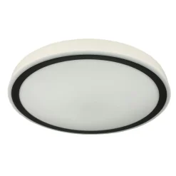 Sklep Kaja Nowoczesny plafon łazienkowy na bazie okręgu LP-550/1C S 4BK – VEGAS