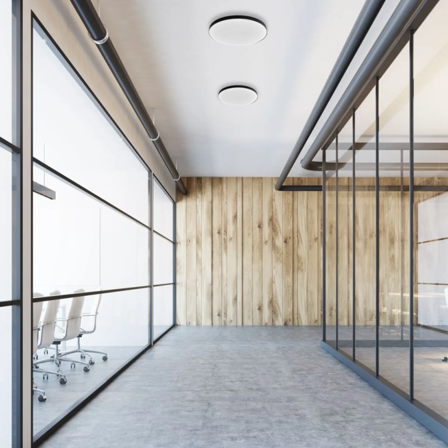 Sklep Kaja Nowoczesny plafon z czarną ramką ⌀33cm 4000K ML9088 SLIMI | Kaja