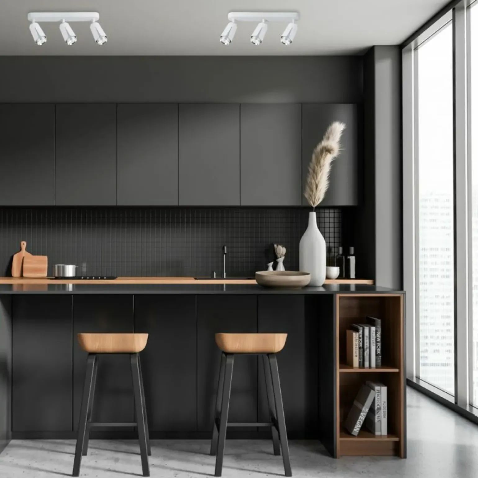 Store Nowoczesny reflektor sufitowy do sypialni ML0274 FLOWER | Kaja Żyrandole Nowoczesne