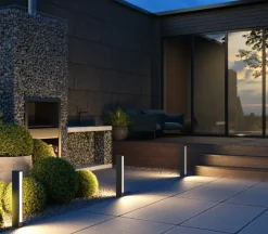 Sklep Kaja Nowoczesny słupek ogrodowy LED 60cm O422FL-L12GF z serii HOF | Kaja