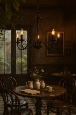 Sklep Kaja Nowoczesny żyrandol do sypialni K-3991 BARTEZ | Kaja Oświetlenie