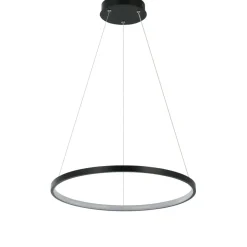 Cheap Nowoczesny żyrandol obręcz ⌀40 LP-909/1P 4S BK RING | Kaja Oświetlenie Żyrandole Nowoczesne