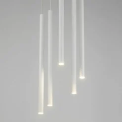 Cheap Nowoczesny zwis z wąskimi tubami na G9 SIG 33626 SOPEL | Kaja Żyrandole Nowoczesne