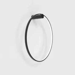 Sklep Kaja Obręcz ścienna, ledowy ring ⌀60 LP-999/1W S BK MIRROR | Kaja