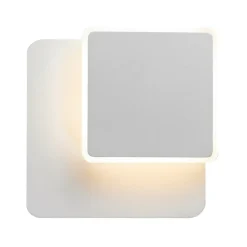 Sklep Kaja Obrotowa, biała lampa ścienna LED MB2035S-S WH SENATO | Kaja