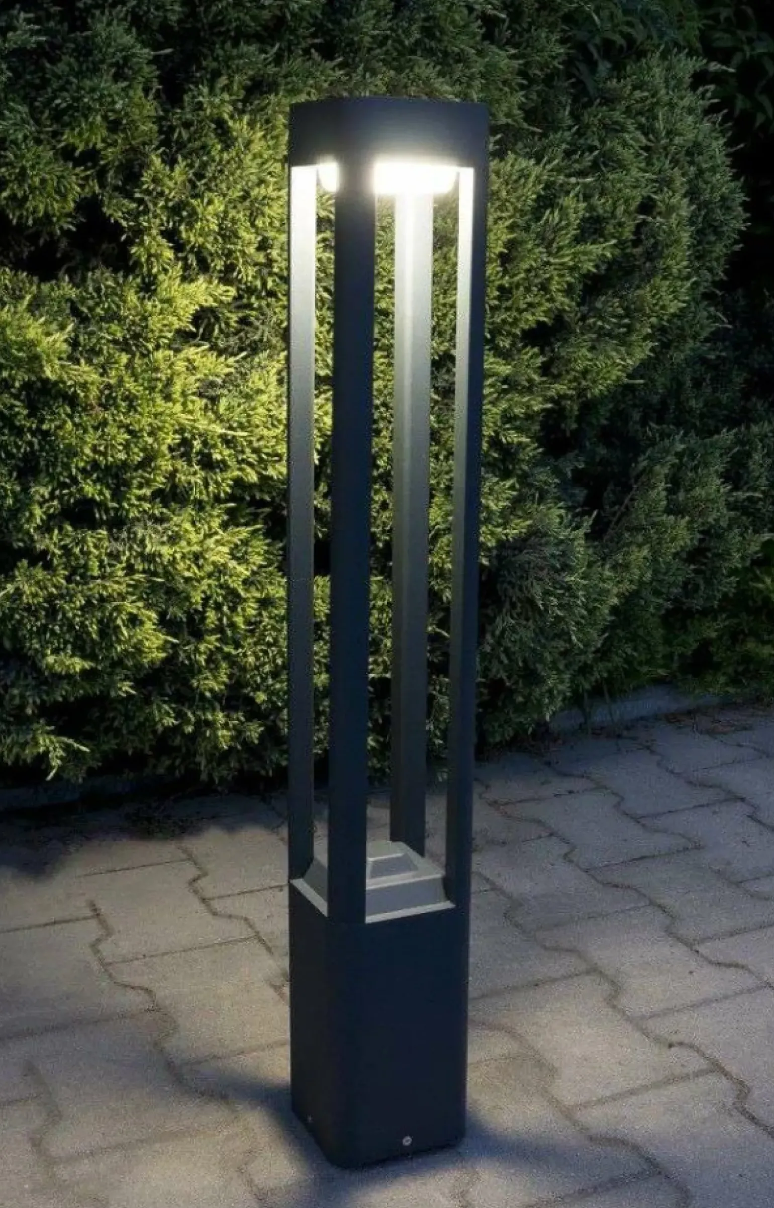 Sklep Kaja Ogrodowa lampa stojąca, oświetlenie drogi FKW-800 z serii FAN KWADRAT | Kaja Ośw