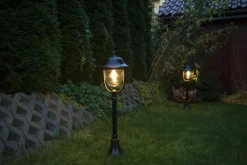 Sklep Kaja Ogrodowa lampa stojąca w czarnym kolorze K 5002/3/O z serii PRINCE | Kaja Oświet