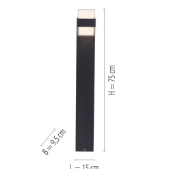 Sklep Kaja Ogrodowa lampa stojąca w kolorze 9481-13 z serii CARA | Kaja