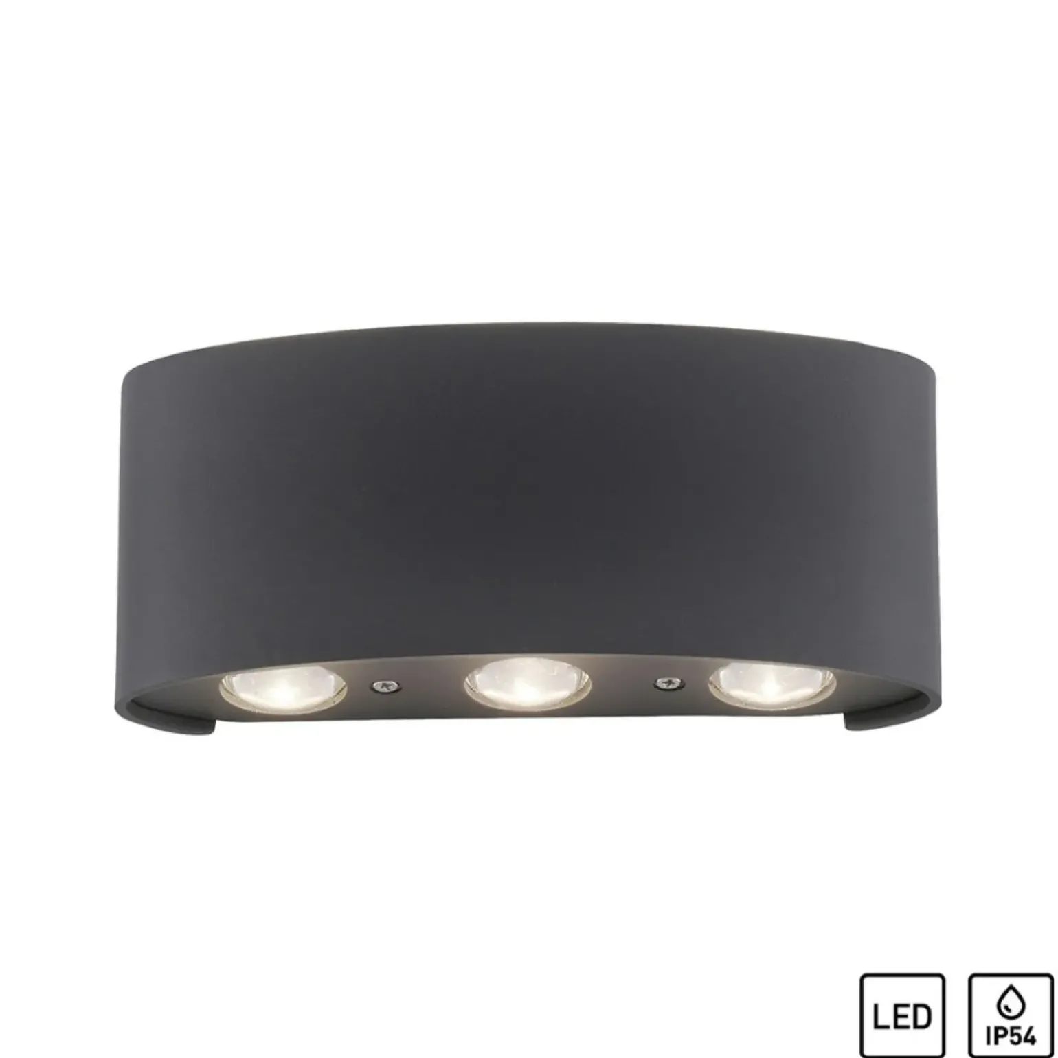 Sklep Kaja Ogrodowy kinkiet LED świecący góra-dół 9488-13 z serii CARLO | Kaja