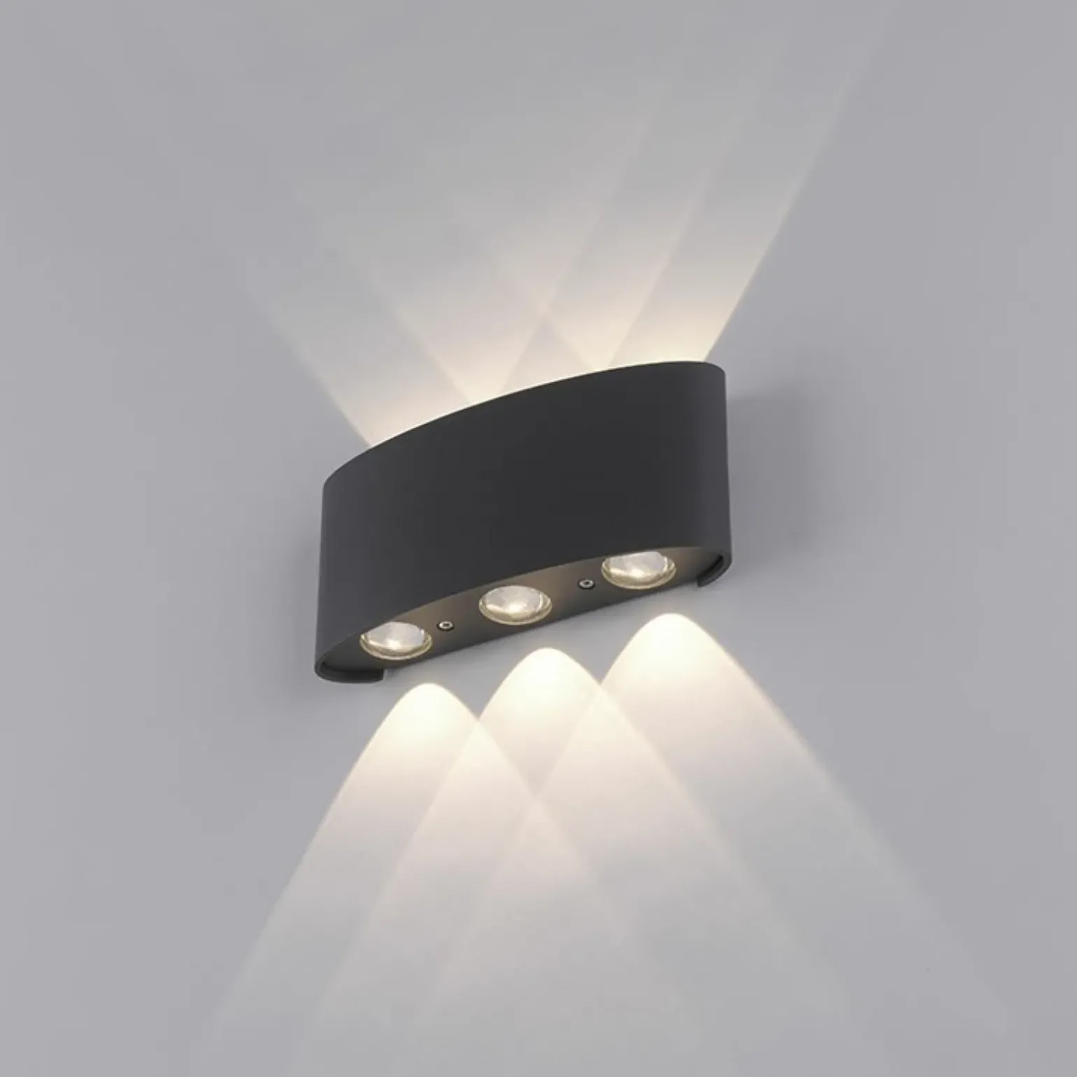 Sklep Kaja Ogrodowy kinkiet LED świecący góra-dół 9488-13 z serii CARLO | Kaja