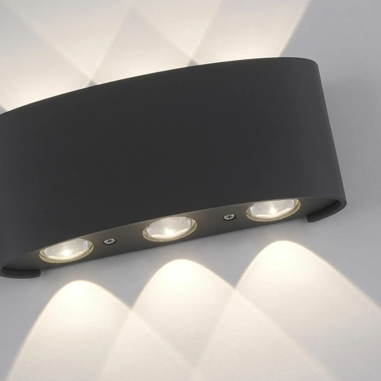 Sklep Kaja Ogrodowy kinkiet LED świecący góra-dół 9488-13 z serii CARLO | Kaja