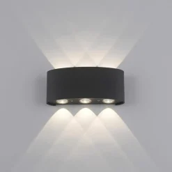 Sklep Kaja Ogrodowy kinkiet LED świecący góra-dół 9488-13 z serii CARLO | Kaja