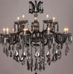 Cheap Ogromna, kryształowa lampa świecznik 17801/10+5 CHATEAU | Kaja Żyrandole Nowoczesne