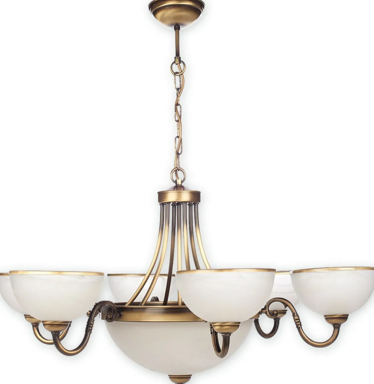 Sklep Kaja Okazała, antyczna lampa wisząca O2086 W8 PAT SATO | Kaja Oświetlenie