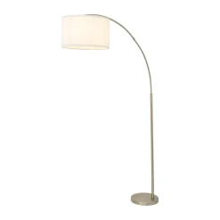 Sklep Kaja Okazała, chromowana lampa stojąca TK 16022 ZENITH WHITE | Kaja