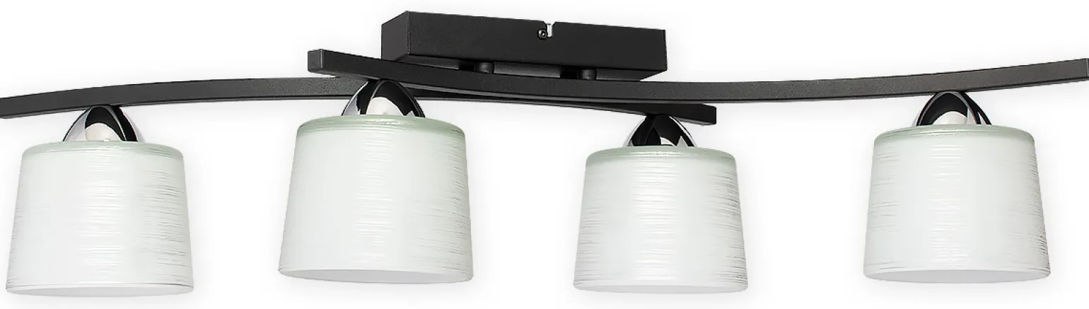 Sklep Kaja Okazała lampa sufitowa nad stół O3264 P4 CZA + CH z serii TALAR | Kaja