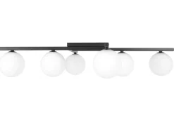 Store Okazała lampa sufitowa z białymi kloszami ⌀12 cm K-5461 z serii KORFU Żyrandole Nowoczesne