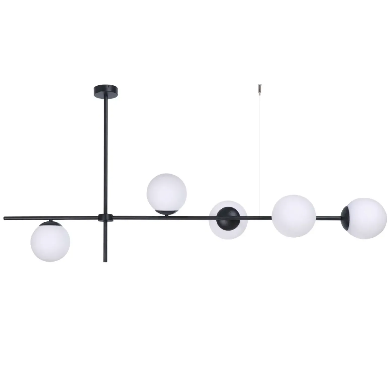 Store Okazała lampa sufitowa z matowymi kloszami K-4738 | Kaja Oświetlenie Żyrandole Nowoczesne