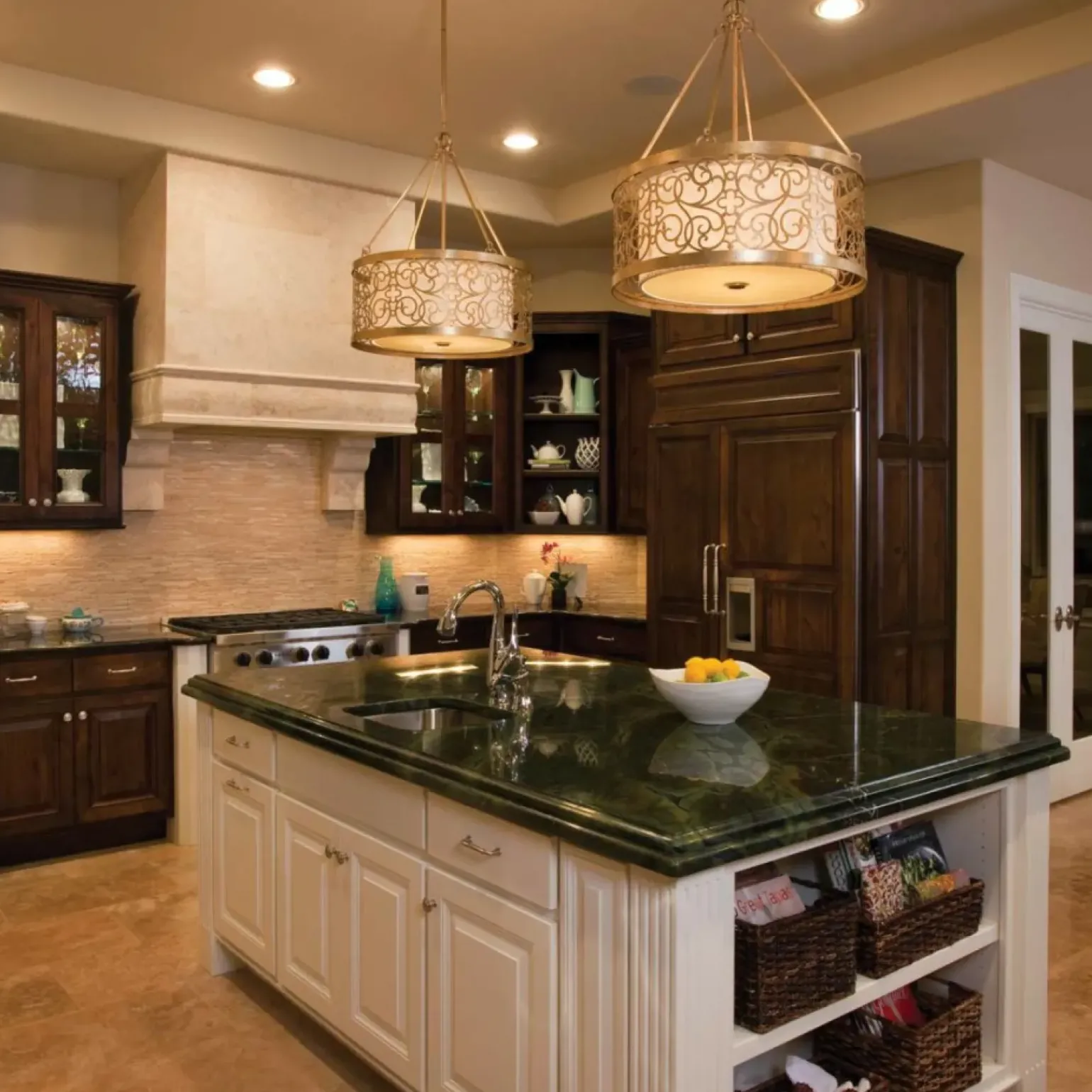 Store Okazała lampa wisząca do jadalni FE-ARABESQUE4 z serii ARABESQUE Żyrandole Nowoczesne