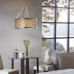 Store Okazała lampa wisząca do jadalni FE-ARABESQUE4 z serii ARABESQUE Żyrandole Nowoczesne