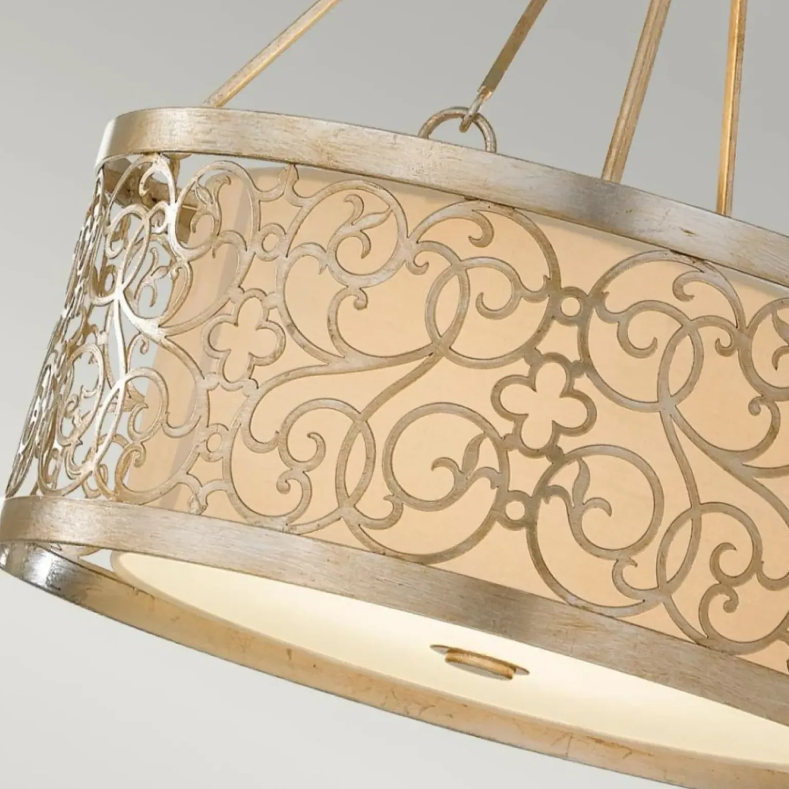 Store Okazała lampa wisząca do jadalni FE-ARABESQUE4 z serii ARABESQUE Żyrandole Nowoczesne