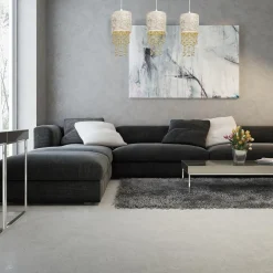 Sklep Kaja Okazała lampa wisząca do oświetlenia salonu MLP6445 z serii ALMERIA | Kaja Oświe