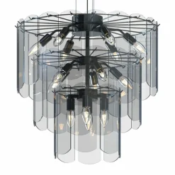 Hot Okazała lampa wisząca do stylowego salonu MD3523-14L-EBCN NIRA | Kaja Żyrandole Nowoczesne