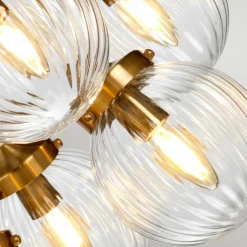 Hot Okazała lampa wisząca, kolor kremowy DL-COSMOS9 z serii COSMOS Żyrandole Nowoczesne