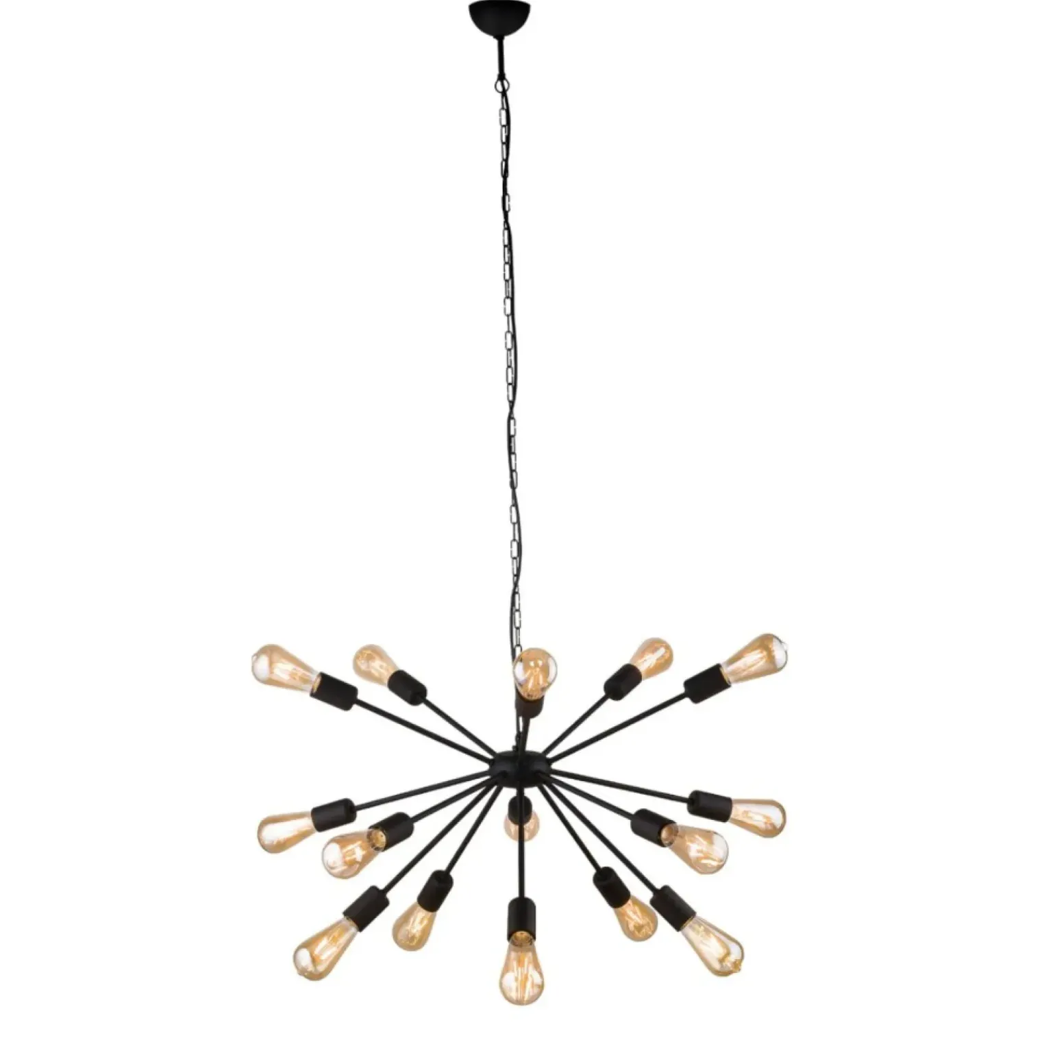 Store Okazała lampa wisząca na 15 żarówek, do salonu 9733 | Kaja Oświetlenie Żyrandole Nowoczesne