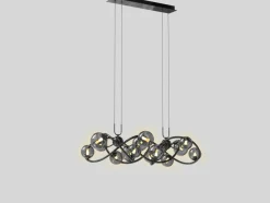 Discount Okazała lampa wisząca nad stół w jadalni WF 7014-1405 NANCY | Kaja Żyrandole Nowoczesne