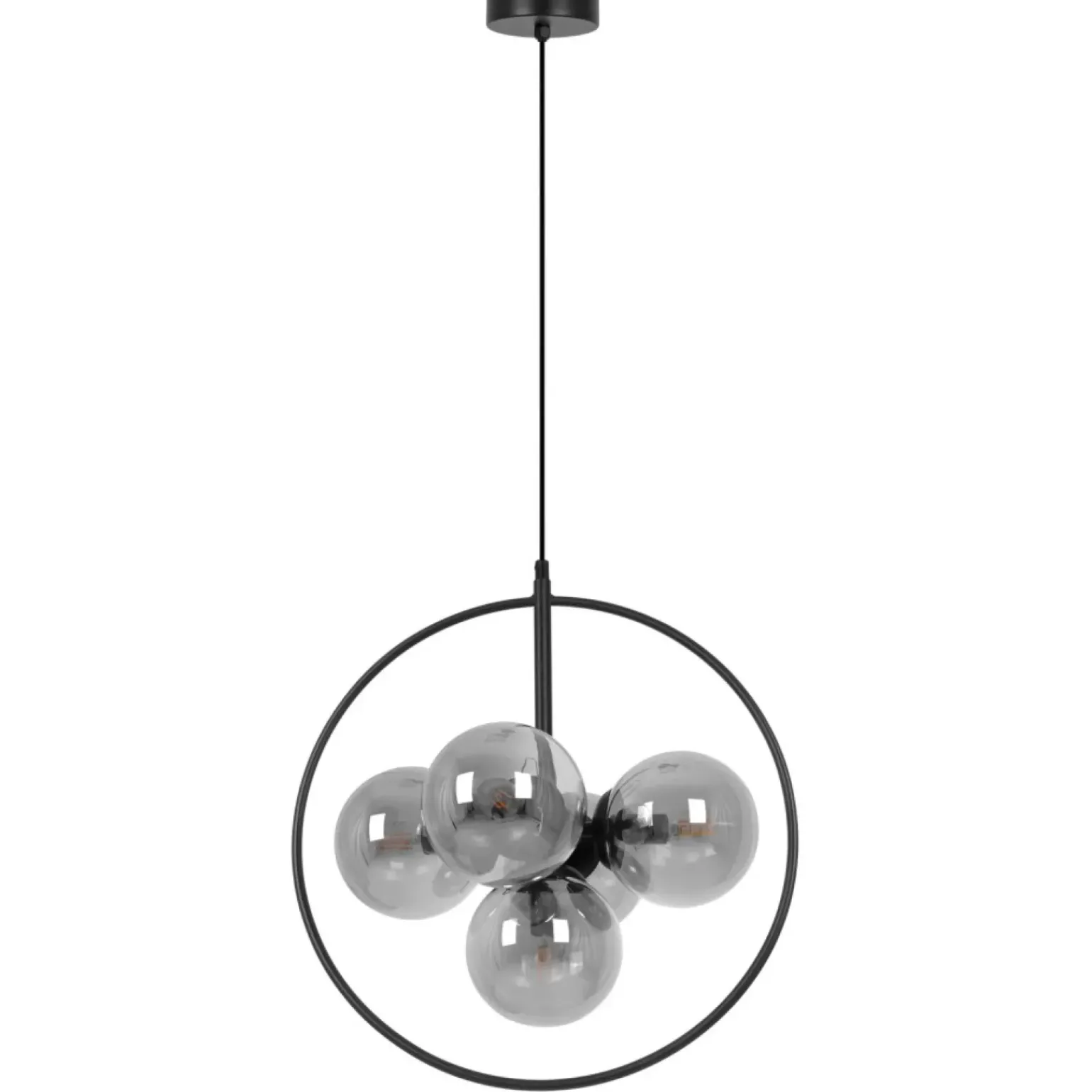 Fashion Okazała lampa wisząca w kolorze grafitowym K-3836 z serii NEO Żyrandole Nowoczesne