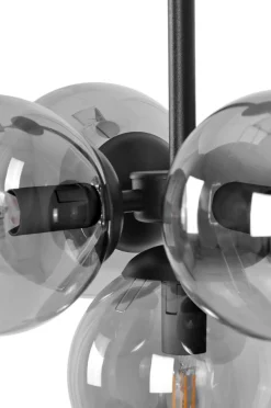 Fashion Okazała lampa wisząca w kolorze grafitowym K-3836 z serii NEO Żyrandole Nowoczesne