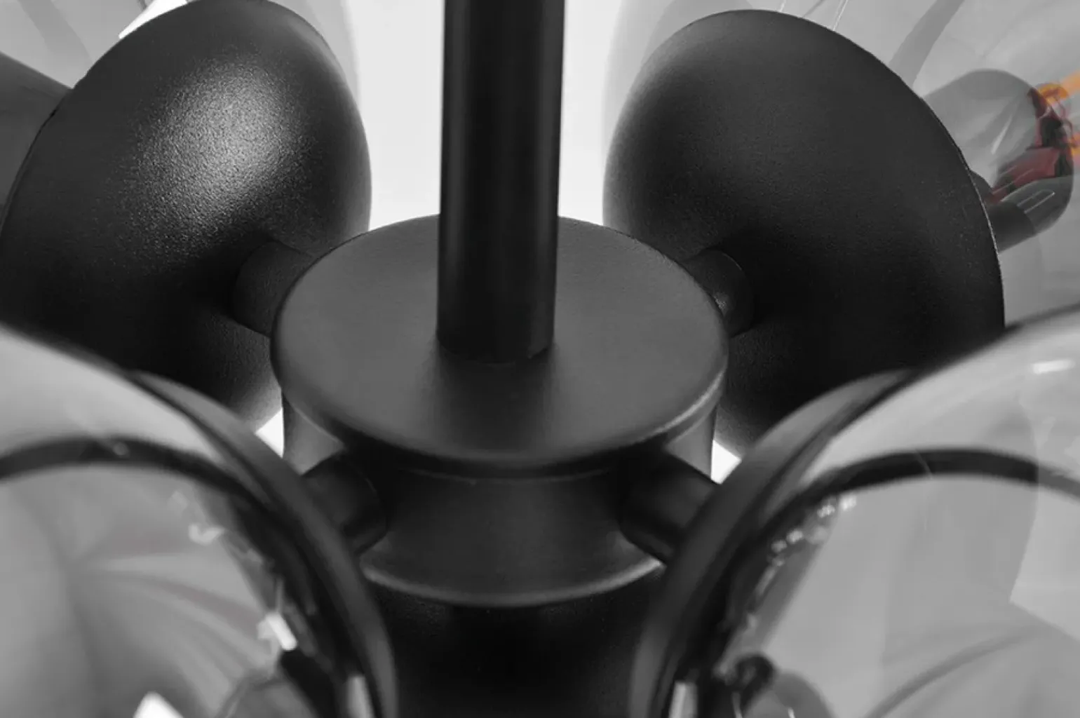 Fashion Okazała lampa wisząca w kolorze grafitowym K-3836 z serii NEO Żyrandole Nowoczesne