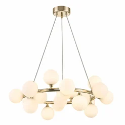 Best Sale Okazała lampa wisząca z 20 kloszami P0462-20C-F7AA BOBO | Kaja Żyrandole Nowoczesne