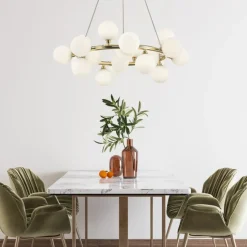 Best Sale Okazała lampa wisząca z 20 kloszami P0462-20C-F7AA BOBO | Kaja Żyrandole Nowoczesne