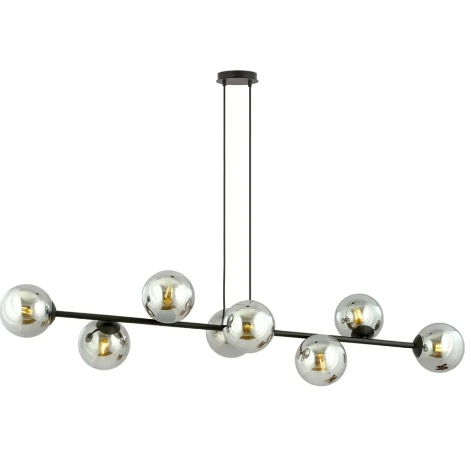 Hot Okazała lampa wisząca z kulistymi kloszami 875/8 | Kaja Oświetlenie Żyrandole Nowoczesne