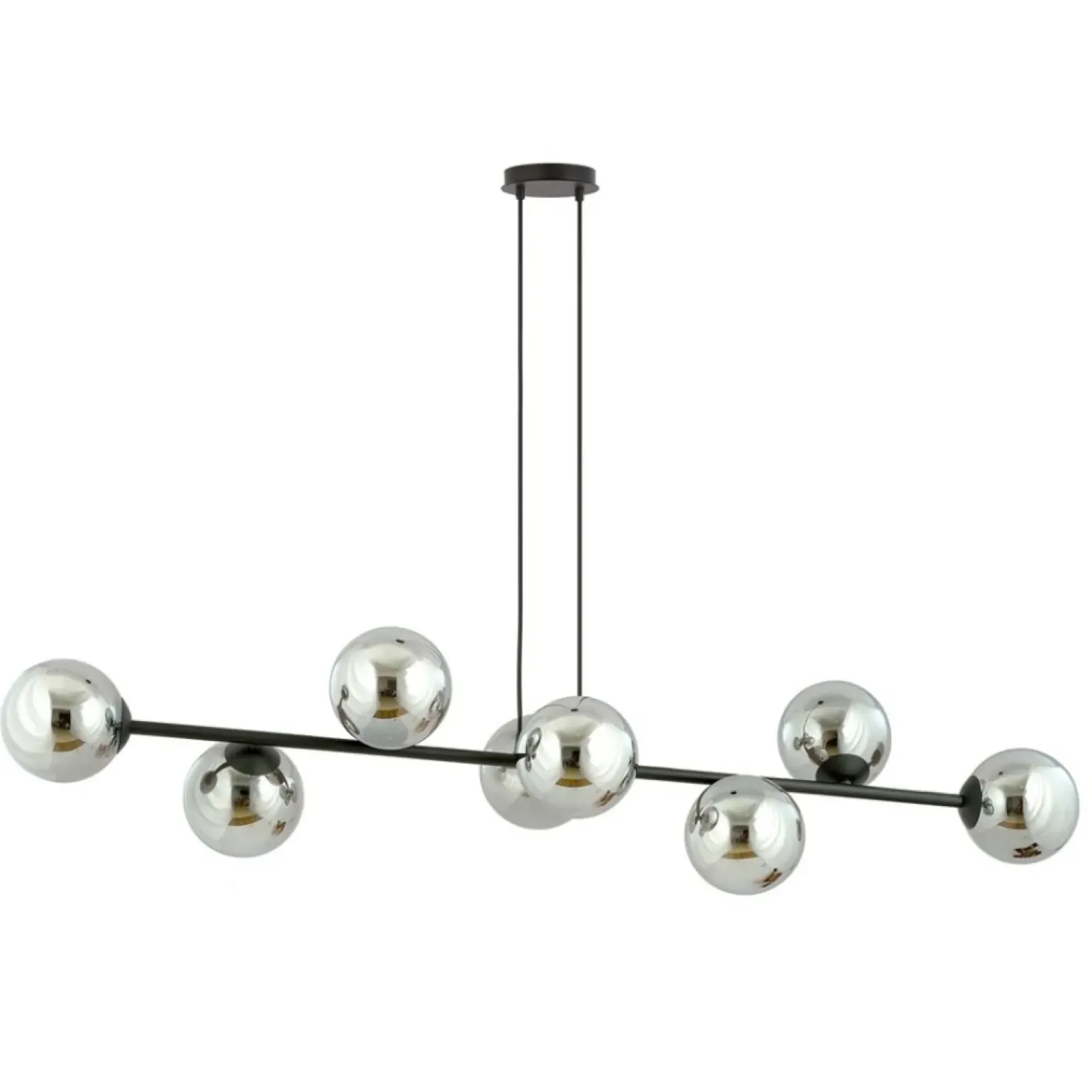 Hot Okazała lampa wisząca z kulistymi kloszami 875/8 | Kaja Oświetlenie Żyrandole Nowoczesne