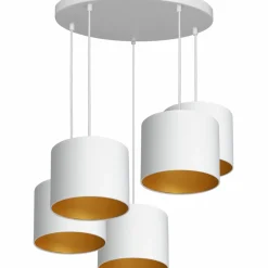 Clearance Okazała lampa wisząca z pięcioma abażurami LX 3450 z serii ARDEN Żyrandole Nowoczesne