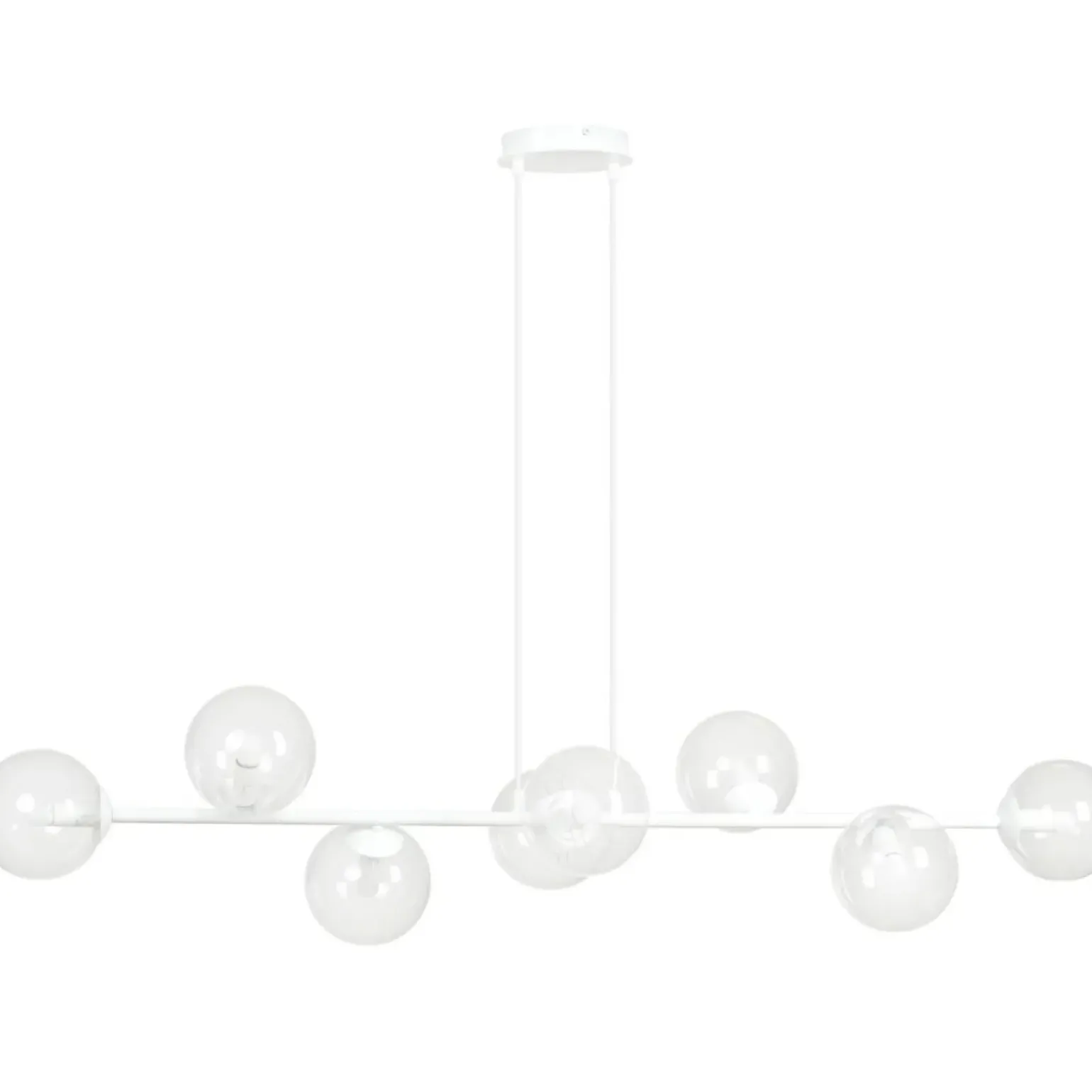 Outlet Okazała lampa wisząca z przezroczystymi kloszami 877/8 | Kaja Żyrandole Nowoczesne