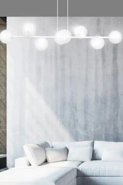 Outlet Okazała lampa wisząca z przezroczystymi kloszami 877/8 | Kaja Żyrandole Nowoczesne