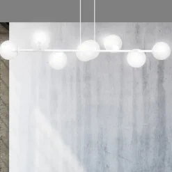 Outlet Okazała lampa wisząca z przezroczystymi kloszami 877/8 | Kaja Żyrandole Nowoczesne