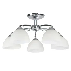 Sklep Kaja Okazała, srebrna lampa sufitowa do salonu 35-22721 FILONA | Kaja