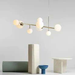 Best Okazała, złota lampa do oświetlenia stołu 1092N30 DIONE | Kaja Żyrandole Nowoczesne