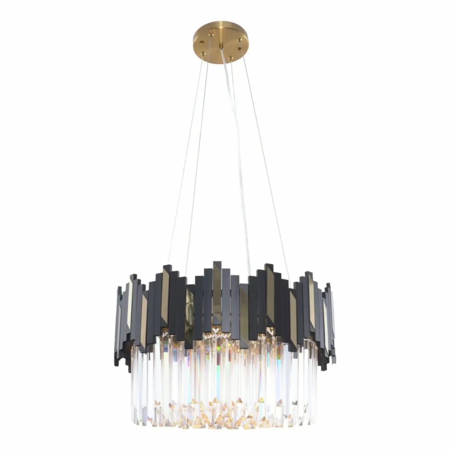 Sale Okazały, kryształowy żyrandol do salonu 2200018M ROTTA | Kaja Żyrandole Nowoczesne