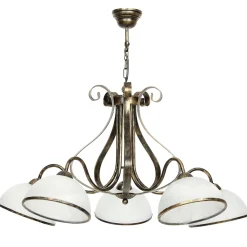 Sklep Kaja Okazały, patynowy żyrandol do salonu LX 3921 ANTICA | Kaja Oświetlenie