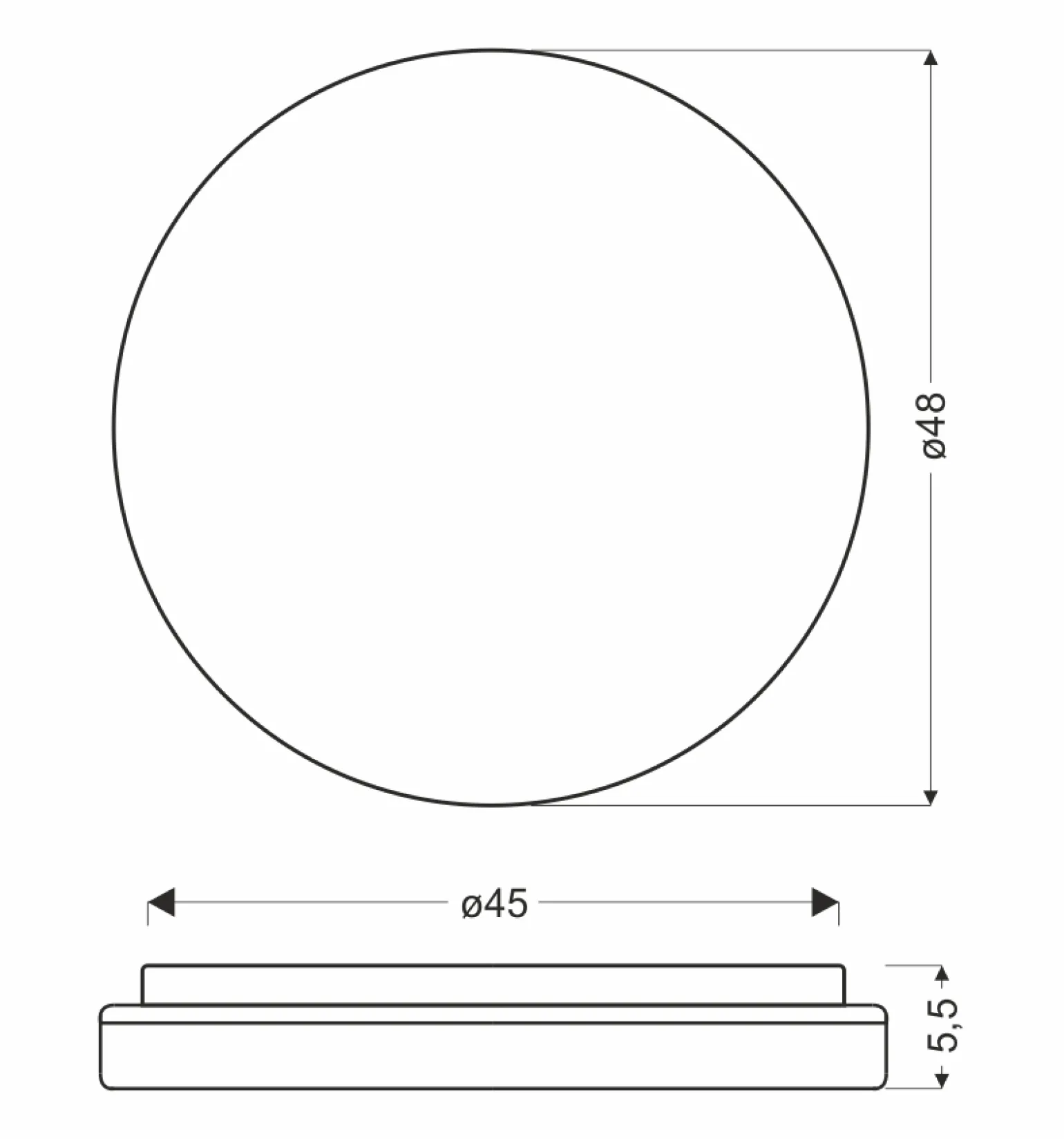 Sklep Kaja Okazały plafon sufitowy w kształcie okręgu 14-75260 z serii GANDAVA | Kaja Oświe
