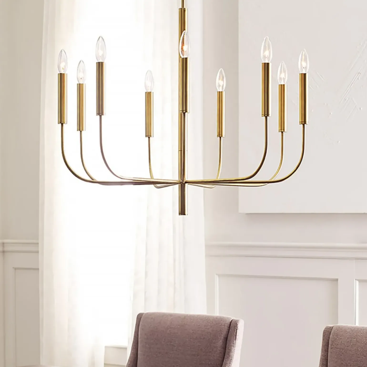 Sklep Kaja Okazały żyrandol, elegancka lampa FE-BRIANNA9-BB z serii BRIANNA