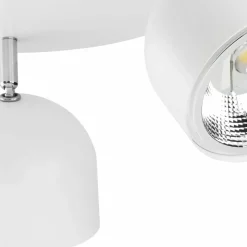 Sklep Kaja Okrągła, biała lampa sufitowa (z żarówkami) TK 6514 z serii ALTEA