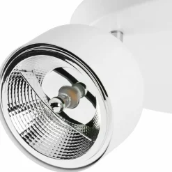 Sklep Kaja Okrągła, biała lampa sufitowa (z żarówkami) TK 6514 z serii ALTEA